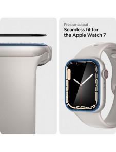 HYBRID GLASS Spigen PROFLEX ”EZ FIT” 2-PACK Apple Watch 7 / 8 (45 MM)