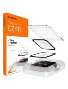 HYBRID GLASS Spigen PROFLEX" EZ FIT" Apple Watch 4/5/6/SE (40MM)