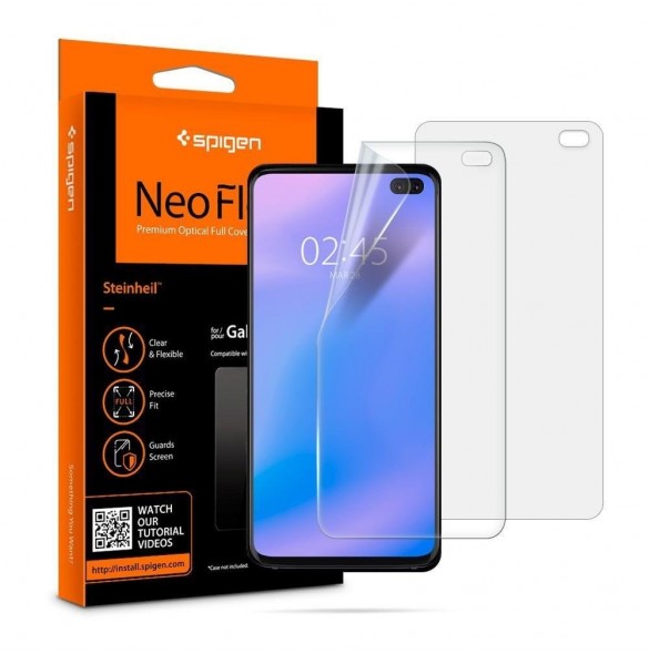 SKYDDSFILM Spigen NEO FLEX HD GALAXY S10+ PLUS