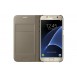 Samsung Galaxy S7 Guld Flip Wallet Cover / Case - EF-WG930PFEGWW