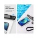 Spigen A601 UNIVERSAL VATTENTÄT FODRAL 2-PACK CRYSTAL CLEAR