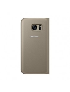 Samsung Galaxy S7 Guld Flip Wallet Cover / Case - EF-WG930PFEGWW