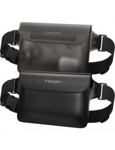 Spigen A620 UNIVERSAL VATTENTÄT MIDJEVÄSKA 2-PACK SVART