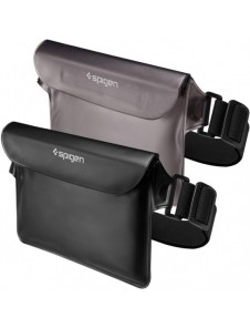 Spigen A620 UNIVERSAL VATTENTÄT MIDJEVÄSKA 2-PACK SVART