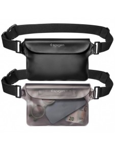 Spigen A620 UNIVERSAL VATTENTÄT MIDJEVÄSKA 2-PACK SVART