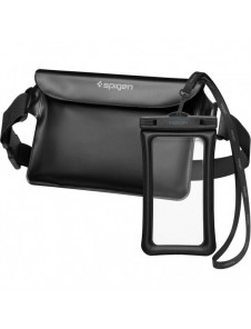 Spigen A621 UNIVERSELL VATTENTÄT FODRAL & MIDJEVÄSKA SVART