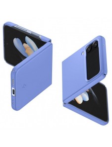 Spigen AIRSKIN GALAXY MED FLIP 4 BLOCKBLOMMA BLÅ