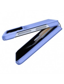 Spigen AIRSKIN GALAXY MED FLIP 4 BLOCKBLOMMA BLÅ