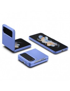 Spigen AIRSKIN GALAXY MED FLIP 4 BLOCKBLOMMA BLÅ
