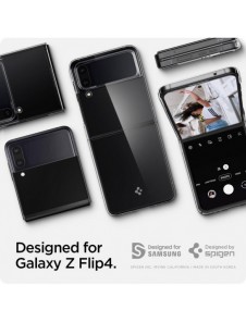 Spigen AIRSKIN GALAXY MED FLIP 4 CRYSTAL CLEAR