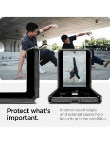 Spigen AIRSKIN GALAXY MED FLIP 4 CRYSTAL CLEAR
