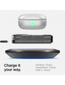 Spigen AIRSKIN GALAXY MED FLIP 4 CRYSTAL CLEAR