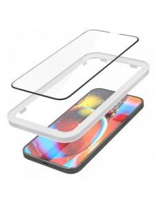 Spigen ALM Glass FC 2st helskärmshärdat glas för iPhone 13 Pro Max med svart ram