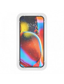 Spigen ALM Glass FC 2st helskärmshärdat glas för iPhone 13 Pro Max med svart ram