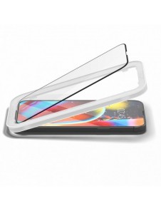 Spigen ALM Glass FC 2st helskärmshärdat glas för iPhone 13 Pro Max med svart ram