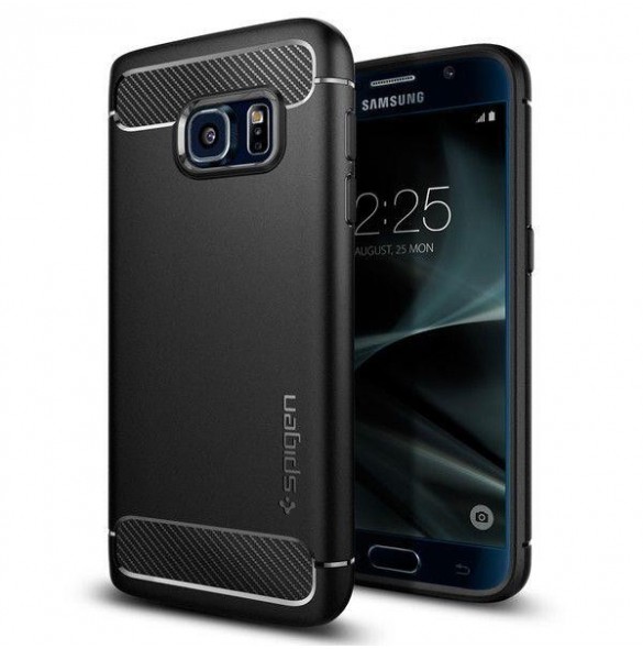 Spigen ARMOR RUGGED GALAXY S7 SVART