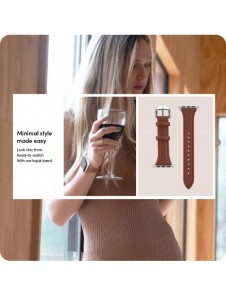 Spigen CYRILL KAJUK Apple Watch 4 / 5 / 6 / 7 / 8 / 9 / SE (40 / 41 MM) KASTANJ