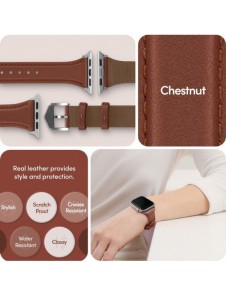 Spigen CYRILL KAJUK Apple Watch 4 / 5 / 6 / 7 / 8 / 9 / SE (40 / 41 MM) KASTANJ