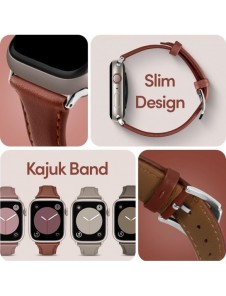 Spigen CYRILL KAJUK Apple Watch 4 / 5 / 6 / 7 / 8 / 9 / SE (40 / 41 MM) KASTANJ