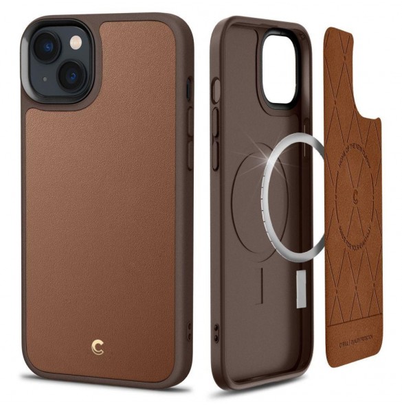 Spigen CYRILL KAJUK MAG MAGSAFE IPHONE 14 PLUS SADEL BRUN