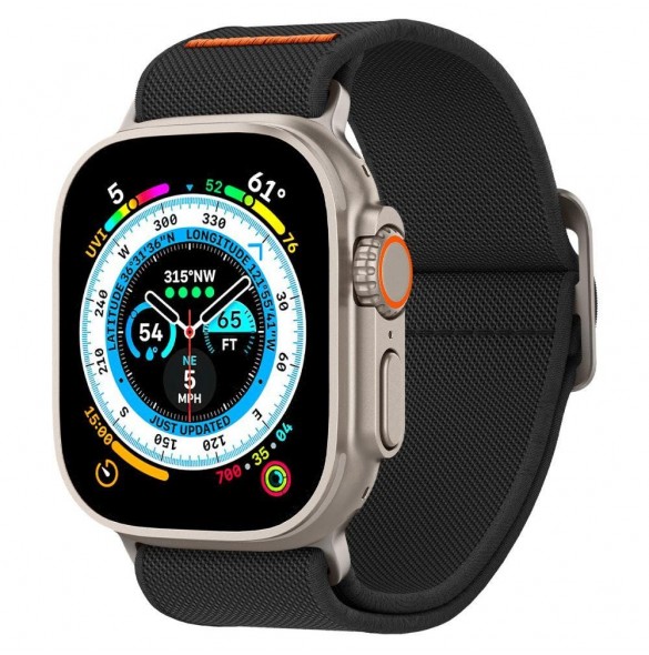 Spigen FIT LITE ULTRA Apple Watch 4 / 5 / 6 / 7 / 8 / 9 / SE / ULTRA (42 / 44 / 45 / 49 MM) SVART