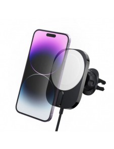 Spigen ITM12W ONETAP PRO 3 MAGNETISK MAGSAFE VENT BILMONTERING TRÅDLÖS LADDARE SVART