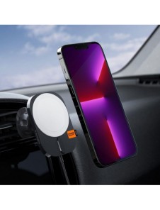 Spigen ITM12W ONETAP PRO 3 MAGNETISK MAGSAFE VENT BILMONTERING TRÅDLÖS LADDARE SVART
