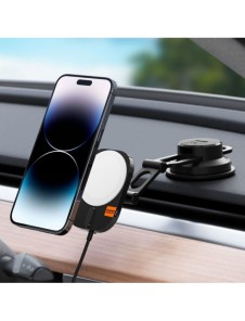 Spigen ITM35W ONETAP PRO 3 MAGNETISK MAGSAFE DASHBOARD BILMONTERING TRÅDLÖS LADDARE SVART