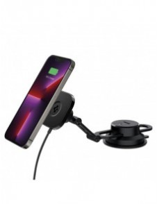 Spigen ITS35W-3 ONETAP PRO 3 MAGNETISK MAGSAFE VINDRUTA OCH DASHBOARD BILMONTERING TRÅDLÖS LADDARE SVART