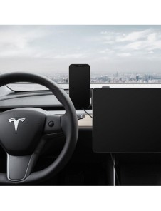 Spigen ITT90W ONETAP MAGNETISK MAGSAFE SKÄRMBILD TRÅDLÖS LADDARE TESLA MODELL 3 / Y / X / S SVART