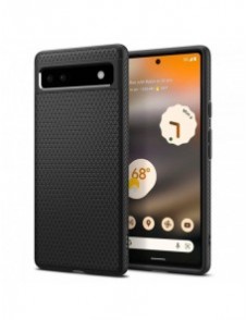 Spigen Liquid Air-fodral Google Pixel 6A svart (20919-0)