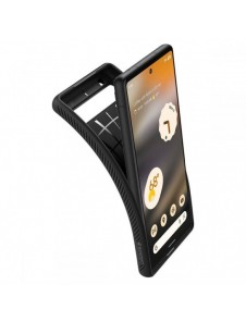 Spigen Liquid Air-fodral Google Pixel 6A svart (20919-0)