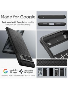 Spigen Liquid Air skal för Google Pixel 7 Pro svart