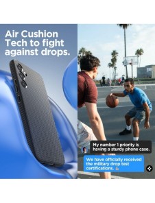 Spigen LIQUID AIR GALAXY A34 5G MATSVART