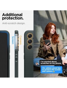 Spigen LIQUID AIR GALAXY A54 5G ABYSS GRÖN