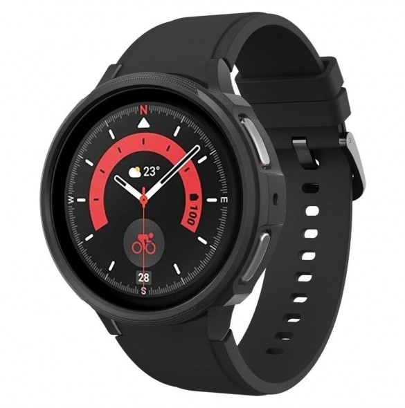 Spigen LIQUID AIR GALAXY Watch 5 PRO (45 MM) MATSVART