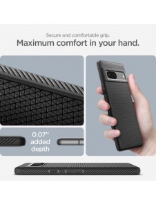 Spigen LIQUID AIR GOOGLE PIXEL 7A MATSVART