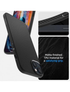 Spigen LIQUID AIR IPHONE 14 PLUS MATSVART