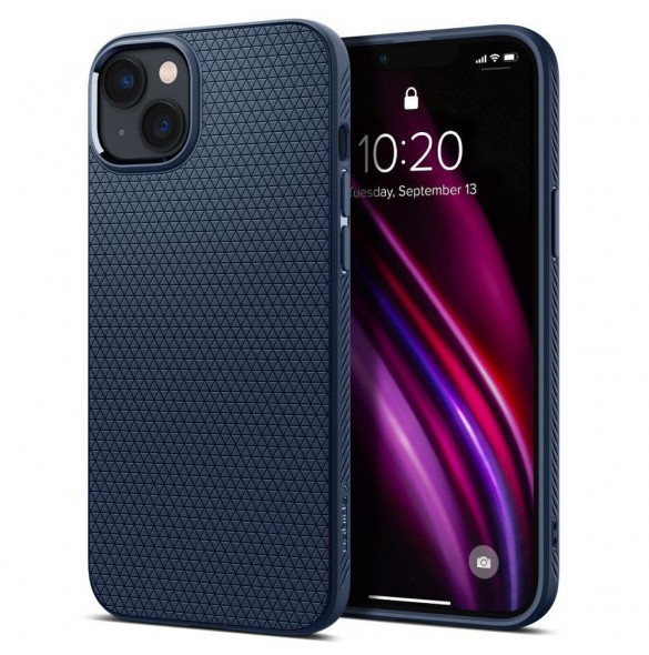 Spigen LIQUID AIR IPHONE 14 PLUS MARINBLÅ