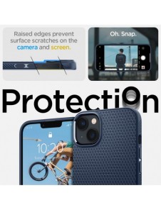 Spigen LIQUID AIR IPHONE 14 PLUS MARINBLÅ