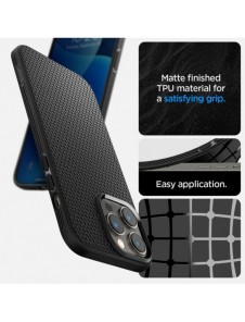 Spigen LIQUID AIR IPHONE 14 PRO MATSVART