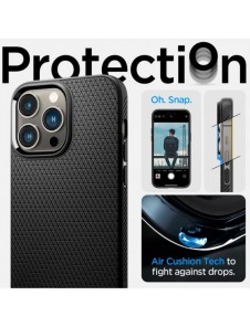 Spigen LIQUID AIR IPHONE 14 PRO MATSVART