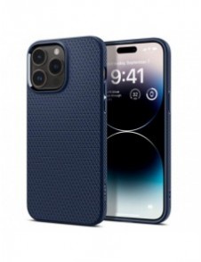 Spigen LIQUID AIR IPHONE 14 PRO MAX MARINBLÅ