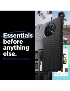 Spigen LIQUID AIR ONEPLUS 11 5G MATSVART