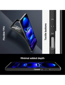 Spigen LIQUID AIR XIAOMI REDMI NOTE 12 PRO 5G / POCO X5 PRO 5G MATSVART