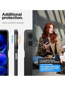 Spigen LIQUID AIR XIAOMI REDMI NOTE 12 PRO 5G / POCO X5 PRO 5G MATSVART