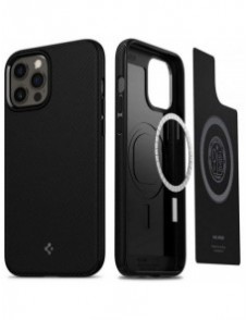 Spigen MAG ARMOR IPHONE 12/12 PRO MATSVART