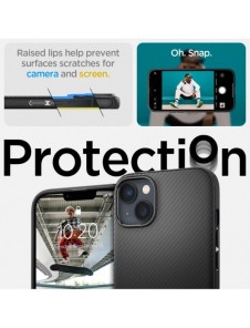 Spigen MAG ARMOR IPHONE 14 MATSVART
