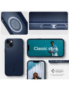 Spigen MAG ARMOR IPHONE 14 PLUS MARINBLÅ