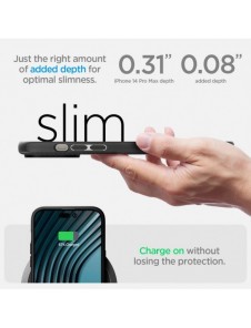 Spigen MAG ARMOR IPHONE 14 PRO MAX MATSVART